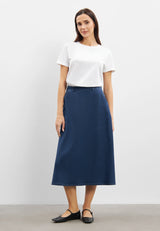 Asta Skirt - 80 cm - Medium Blue Denim