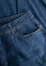 Carol Loose - Medium Length - Washed Blue Denim