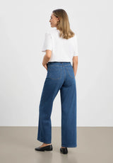 Carol Loose - Medium Length - Washed Blue Denim