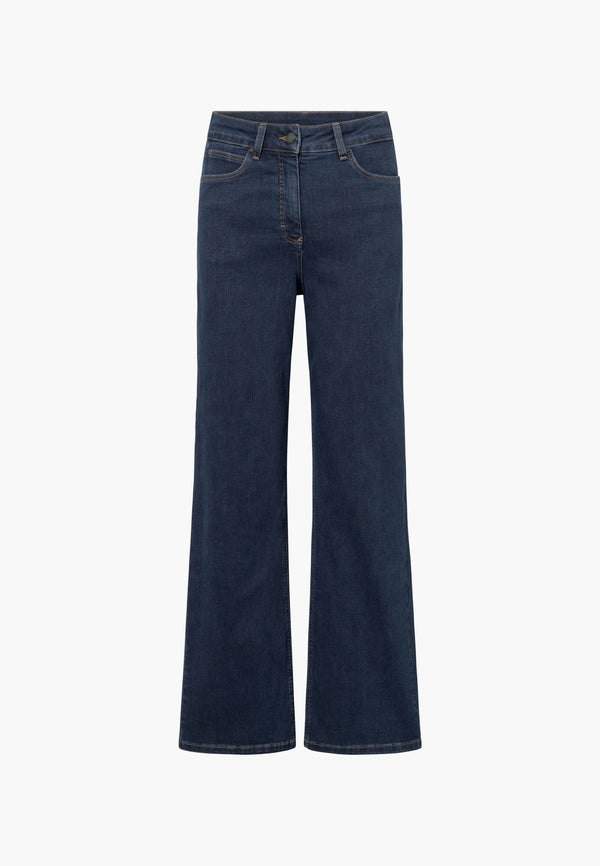 Carol Loose - Medium Length - Dark Blue Denim