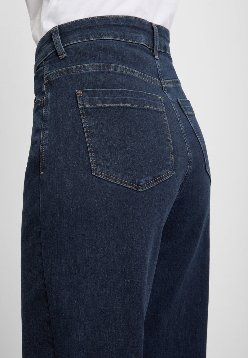 Carol Loose - Medium Length - Dark Blue Denim