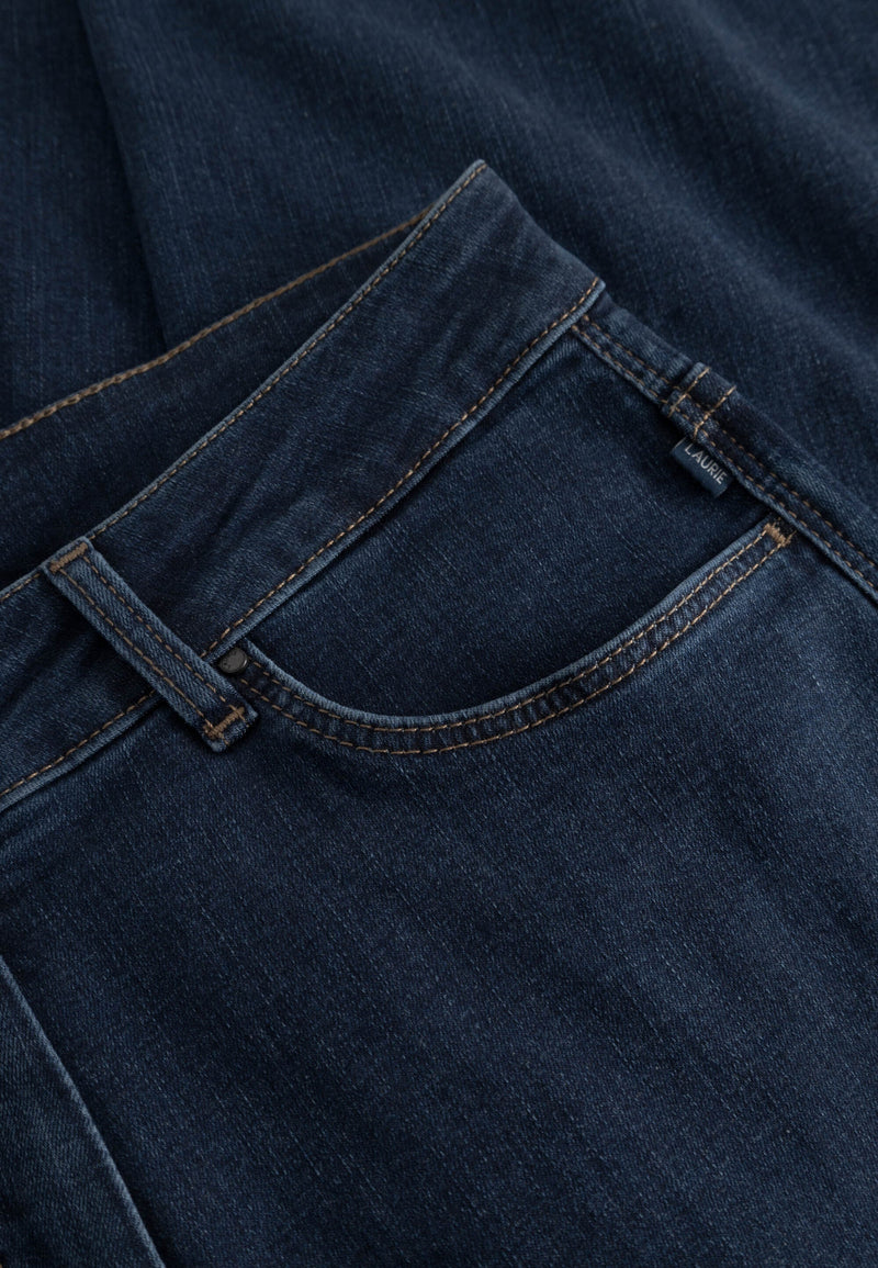 Carol Loose - Medium Length - Dark Blue Denim