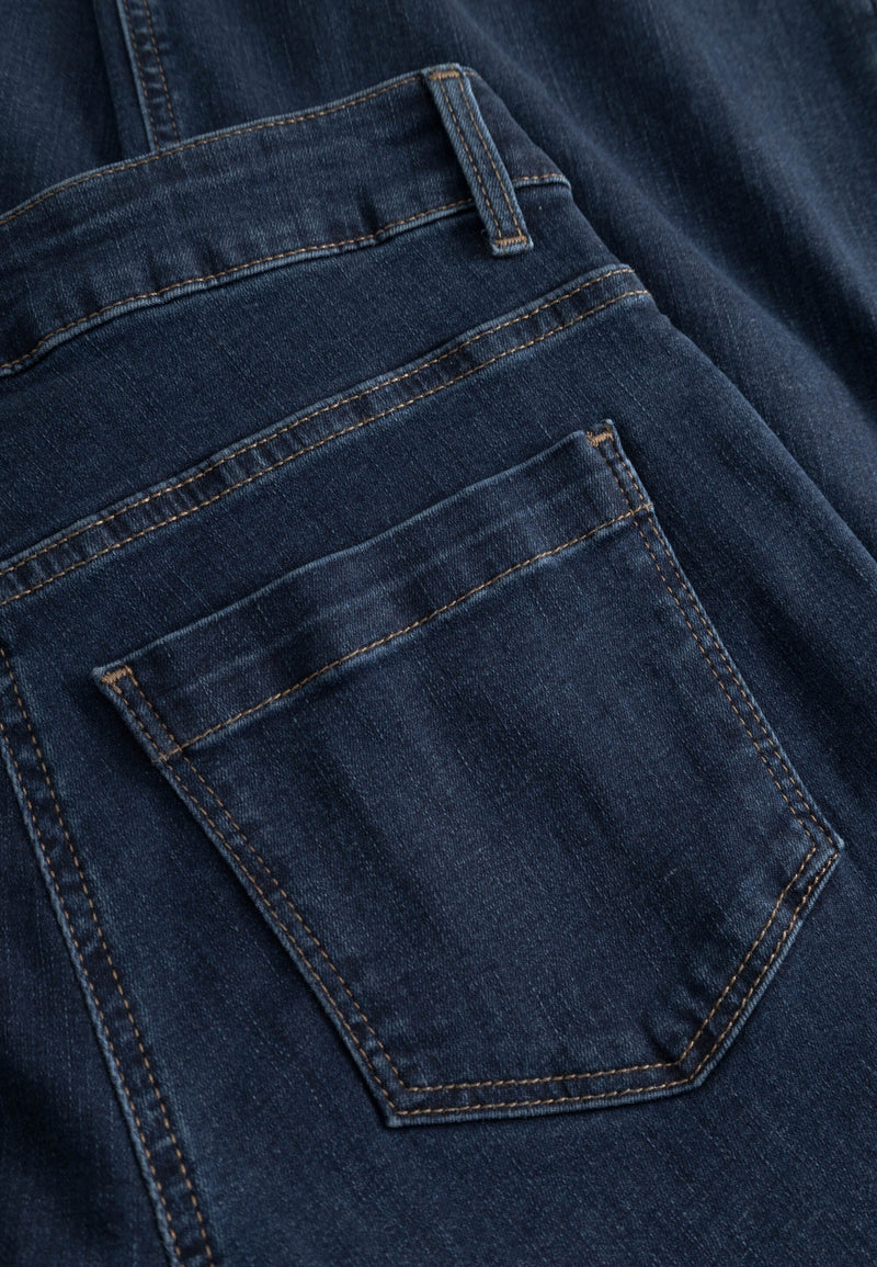 Carol Loose - Medium Length - Dark Blue Denim