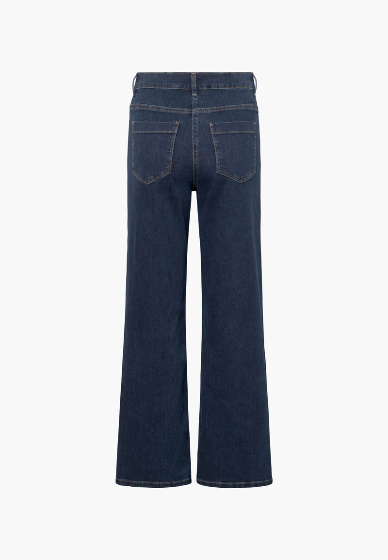 Carol Loose - Medium Length - Dark Blue Denim