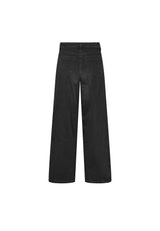 Carol Loose - Medium Length - Washed Black Denim