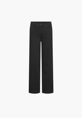 Carol Loose - Medium Length - Black Denim