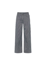 Carol Loose - Medium Length - Blue Stripe