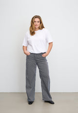 Carol Loose - Medium Length - Blue Stripe