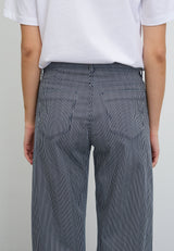 Carol Loose - Medium Length - Blue Stripe