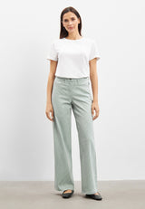 Carol Loose - Medium Length - Sage Stripe
