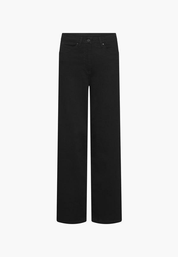 Carol Loose - Medium Length - Black Denim
