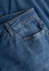 Carol Loose - Short Length - Washed Blue Denim