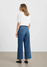 Carol Loose - Short Length - Washed Blue Denim