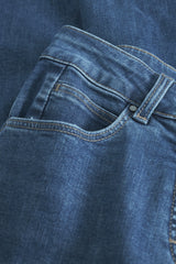 Carol Turn-up Loose - Cropped - Washed Blue Denim