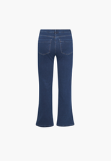 Charlotte Flare Regular - Medium Length - Dark Blue Denim
