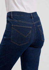 Charlotte Flare Regular - Medium Length - Dark Blue Denim