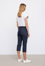Charlotte Regular Capri Housut - Navy