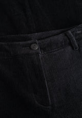 Charm Loose Sametti - Medium Length - Black