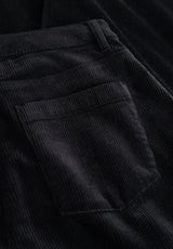 Charm Loose Sametti - Medium Length - Black