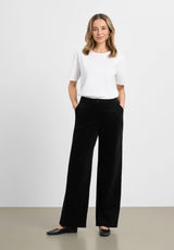 Charm Loose Sametti - Medium Length - Black