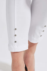 Chloe Slim - Cropped - White