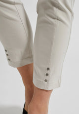 Chloe Slim - Cropped - Grey Sand