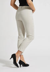 Chloe Slim - Cropped - Grey Sand