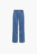 Debbie Loose - Medium Length - Washed Blue Denim
