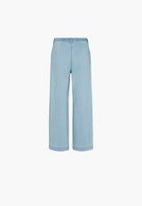 Donna Loose - Cropped - Light Blue Denim