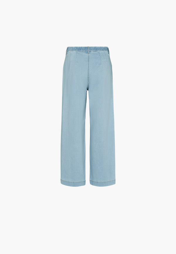 Donna Loose - Cropped - Light Blue Denim