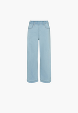 Donna Loose - Cropped - Light Blue Denim