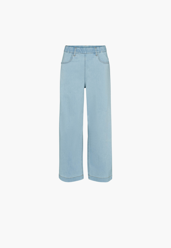 Donna Loose - Cropped - Light Blue Denim
