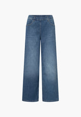 Donna Loose - Medium Length - Washed Blue Denim
