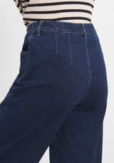 Donna Loose - Short Length - Dark Blue Denim