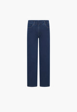 Donna Loose - Short Length - Dark Blue Denim