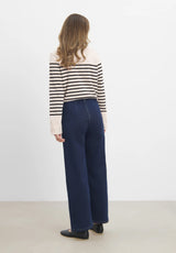Donna Loose - Short Length - Dark Blue Denim