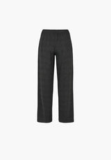 Donna Loose - Short Length - Anthracite Check