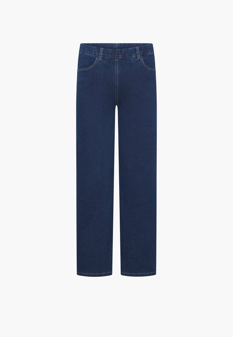 Donna Loose - Short Length - Dark Blue Denim