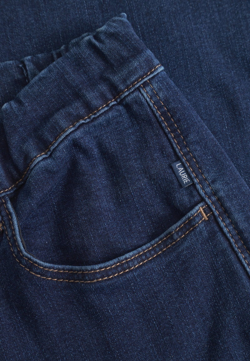 Donna Loose - Short Length - Dark Blue Denim