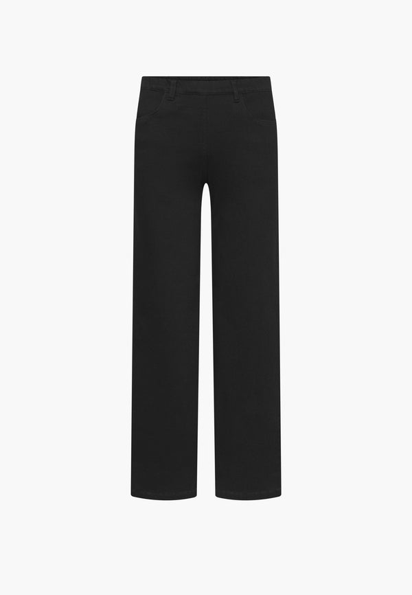 Donna Loose - Short Length - Black Denim