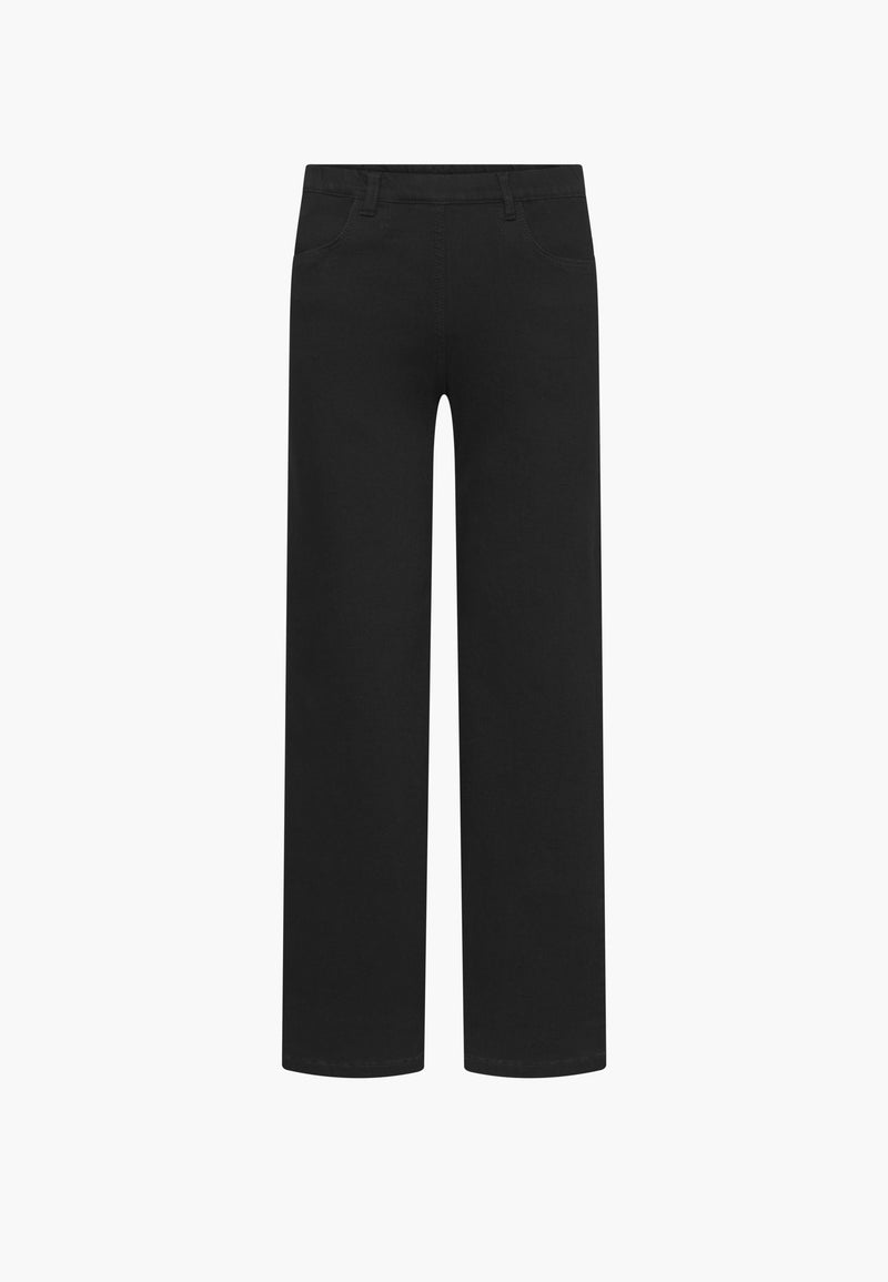Donna Loose - Short Length - Black Denim