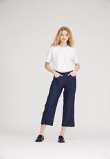 Donna Loose - Cropped - Navy