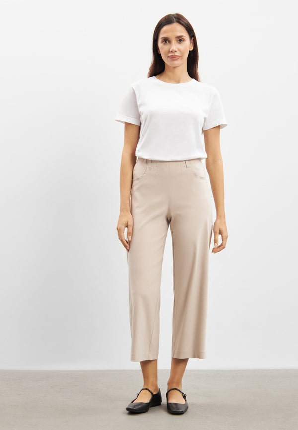 Donna Loose Crop - Grey Sand