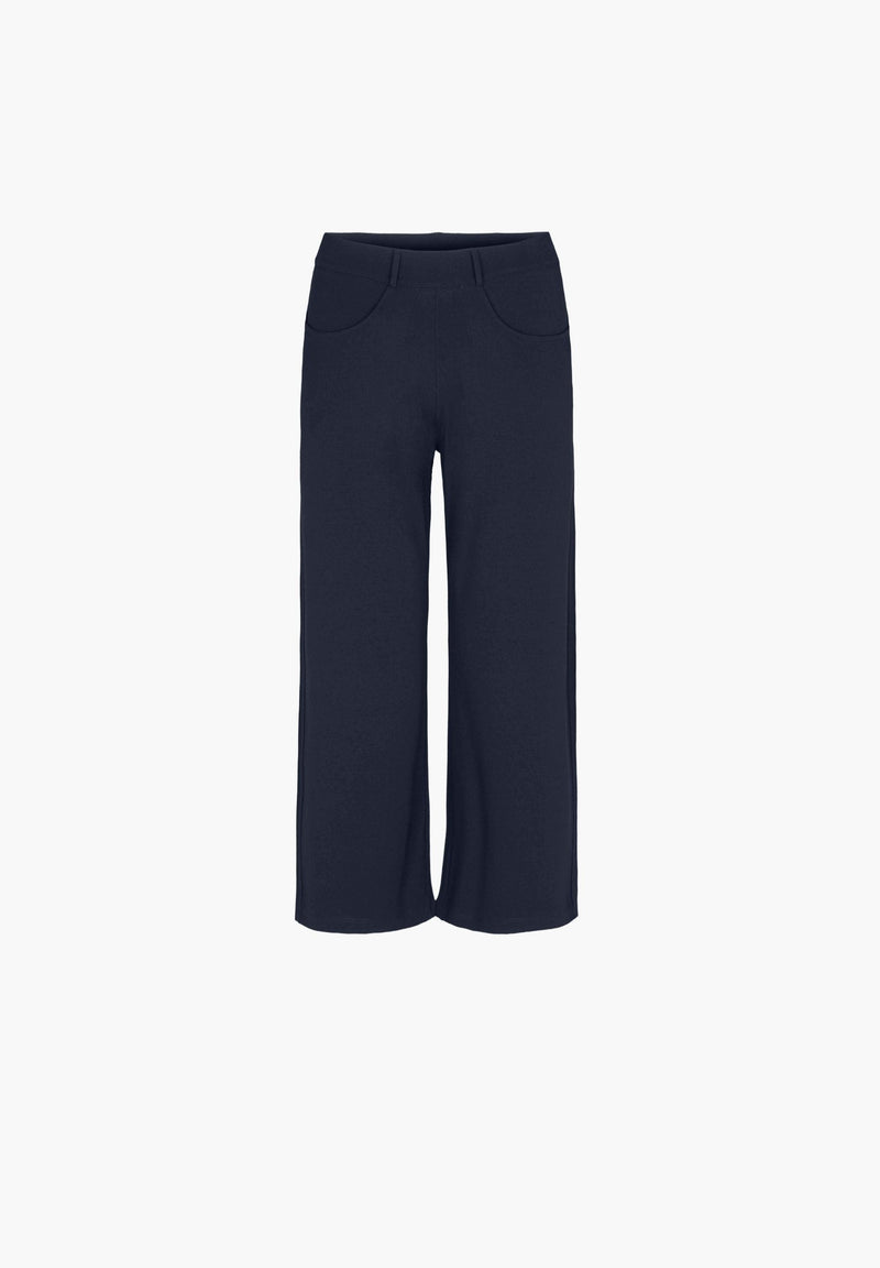 Donna Loose Cropped - Navy