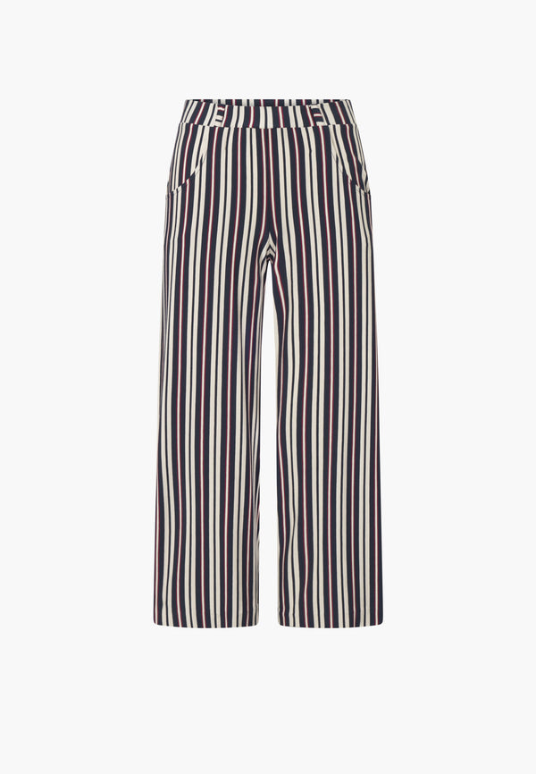 Donna Loose Cropped - Nautical Stripe