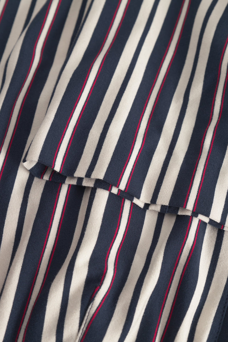 Donna Loose Crop - Nautical Stripe