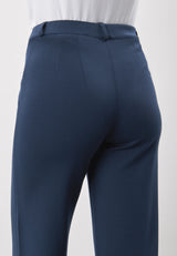 Donna Loose Jersey - Medium Length - Navy brushed