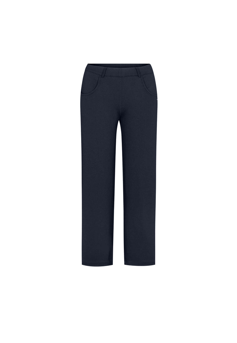 Donna Loose Jersey - Short Length - Navy brushed