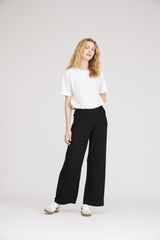 Donna Loose Jersey - Short Length - Black
