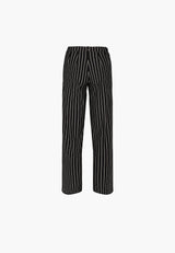 Donna Loose Jersey - Short Length - Black Stripe